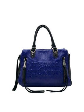 Aimee Kestenberg Blue Glove Tanned Leather Mini Satchel Bag